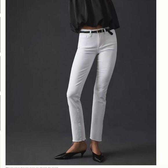 PAIGE CINDY HIGH-RISE CROPPED JEANS NWT